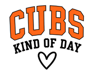 Cubs Kind of Day-White or Gray